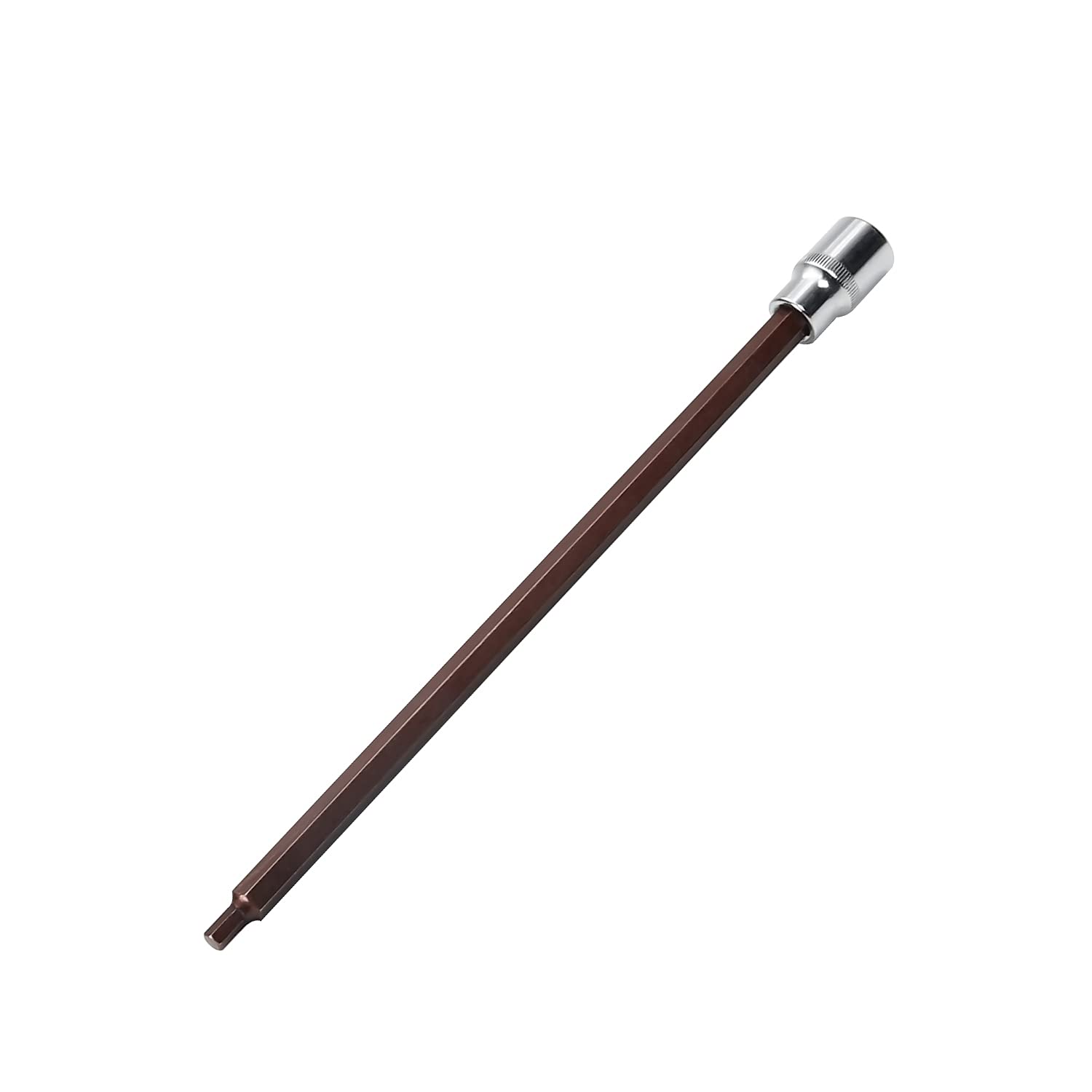 Utoolmart Shank Diameter 1/2" Drive x 6mm Extra Long 300mm Hex Bit Socket, Metric, S2 Alloy Steel 1pcs