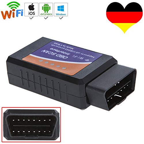 Fashionwu ELM 327 WiFi V1.5 OBD2 OBDII Car Diagnostic Scanner PIC18F25K80 Chip OBD 2 Auto Code Reader Android/iOS Diagnostic-Tool