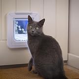 Cat Mate Elite Microchip Cat Flap with Digital Timer LCD Display 355 view 5