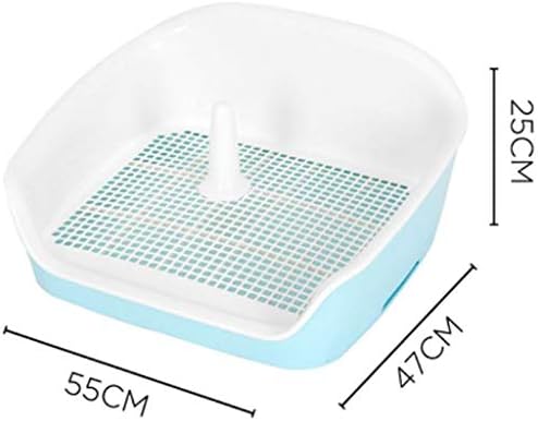 Llsdls Pet Dog Toilet Pull On The Potty Automatic Male Dog Urinal Large Flushing Supplies Artifact (Color : Blue)