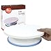 Tomnk 11 Inch Rotating Cake Turntable with Cake Lifter,Revolving Cake Stand Cake Decorating Supplies