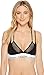 Calvin Klein Underwear Women's Modern Cotton Unlined Bralette, Black, Large