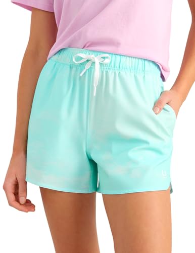 HUK Women's Standard Pursuit Printed Volley, Quick-Dry Fishing Shorts, Caicos at Amazon