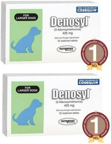 Nutramax Denosyl 425 mg Large Dog 60ct (2 x 30ct)