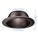 TORCHSTAR 12-Pack 6 Inch Recessed Light Trim, Step Baffle with Detachable Ring, Full Metal, Fit Halo/Juno Remodel Recessed Housing, Oil Rubbed Bronze