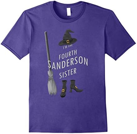 Mens I Am The Fourth Sanderson Sister T-Shirt 3XL Purple