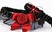 Hortense B. Hewitt Wedding Accessories Midnight Rose Garter Set