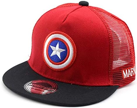 Cartoon Parent-Child Baseball Cap Captain America Pentagram Summer Kids Sun Hat Mesh Cap Snapback Children Cap