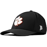 Branded Bills Officially Licensed x Clemson Tigers Curved Performance Collection Clemson Tigers Paw White PVC