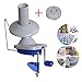 Yarn Ball Winder Swift Yarn Winder Easy to Set Up and Use Metal Handle and Tabletop Clamp with a Non-Slip Rubber Mat
