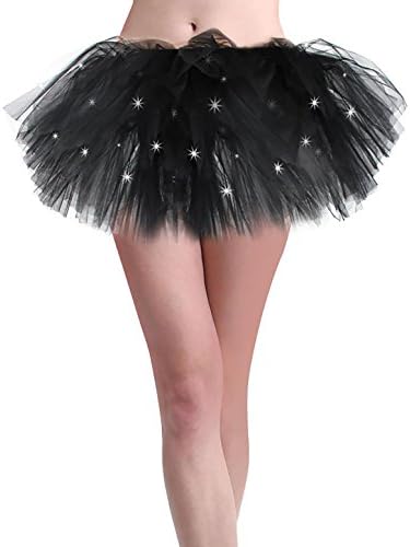 Tutus for Women Adult Lighted Tutu Women's Light Up Neon LED Tulle Tutu Skirt