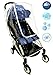 P&P Baby Stroller Rain Cover - Best for Umbrella Strollers. Universal fit | Protection for All Conditions - Snow, Dust, Wind, Mosquito | Transparent Big Window with Ventilation, Premium Quality