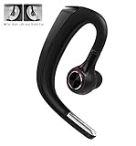 Bluetooth headset, Akbuds Urltra-Light Wireless Hands Free, Bluetooth Earpiece Earbuds Headphones Earphone with Microphone for Driving, Talking, Music - Comfortable Ear-Hook Design for iPhone, Android