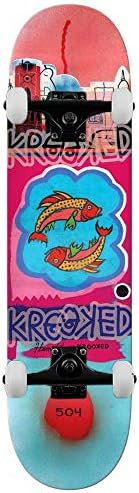 Krooked Skateboards BA x Humidity Complete Skateboard Multi 8.5"