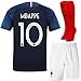 FC FirstClass 2018 Football Soccer Club Navy Blue Home Kit Short Sleeve Jersey Outfit Kids 3-12 Years Suit &Socks