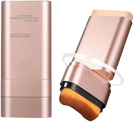 YelaJoy 2Pcs Flawless Eraser Foundation Stick with Built-In Brush ...