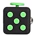 Fidget Cube Relieves Stress and Anxiety Attention Toy Spinner Fidget Toy for Children and Adults, Anxiety Attention Toy (Black & Green)
