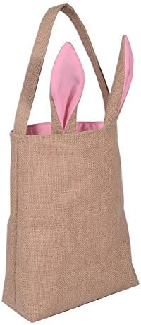 iHomie Gift Bag Creative Bunny Ears Design Birthday Party Gift Favor Bag 5 Colors for Choice (Pink)