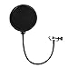 Microphone Pop Filter for Studio Condenser Microphone Mic Round Shape Wind Screen Mask Shield Mount Gooseneck with Stand Clip kit (6 inch) by Eastshining