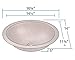 909 Single Bowl Oval Copper Sink, Sink Only