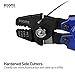 Booms Fishing CP1 Fishing Crimping Pliers with Built-in Wire Cutters, Fishing Leader Crimping Tool Crimp Sleeve Pliers, Blue