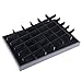 Valdler Velvet Stackable 36 Grid Jewelry Tray Showcase Display Organizer