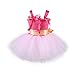 Tutu Dreams Handmade Superhero Tutu Dress For Girls Birthday Party Costume (Small(1-2years), Pink)