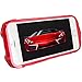 For iPhone 6 / 6S WwWSuppliers 3D Fancy Luxury Fast Sports Race Car Case for Apple iPhone 6 6S 2-Piece Stand Hard Protective Cover (Red) Estuche Funda