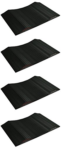 Auto Care Products Black 90415 Park Smart Small Vehicle Tire Saver (15" Wide), Set of 4, 4 Pack - Thumbnail 6