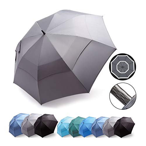 HOSA 54 68 Inch Automatic Open Large Golf Umbrella, Oversize Heavy Duty