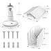 Wall Mount Bracket for Arlo Pro and Arlo Pro 2 - Waterproof 360 Degree Adjustable Indoor and Outdoor Mount Cover Case for Arlo PRO Camera(White, 2 Set)