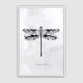 Framed Canvas Wall Art Insect Canvas Prints Home Artwork Decoration for Living Room,Bedroom - 16x24 inches