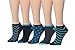 Tipi Toe Women's 20 Pairs Colorful Patterned Low Cut/No Show Socks WL08-AB…