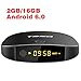 Android 6.0 TV Box 2GB RAM 16GB ROM T95D Media Player with 4K Full HD WiFi Bluetooth HDMI 2.0 Ethernet