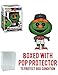 Funko Pop! MLB: Red Sox - Wally The Green Monster Mascot Vinyl Figure (Bundled with Compatible Box Protector Case), Multicolor, 3.75 inches