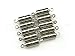 8 CleverDelights Magnetic Jewelry Clasps - Tube Style - Silver Color - Necklace Magnet Clasp Converter