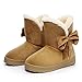 Rungoi Womens Short Boots Classic Bow Fashion Rain Snow Boots