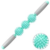 Hippih Muscle Roller Massage for Relief Muscle Soreness, Trigger Point Body Massage Stick, Pressure Point Massager Tools,Help Legs/Back/arms/shoulders/thigh Recovery Light blue