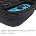 TAKECASE Nintendo Switch Hard Case, Fits Adapter/Charger, Includes 19 Game Card Storage, Accessories Pouch, Handle, Nintendo Switch Carrying Case, Nintendo Switch Case – Blackthumb 3