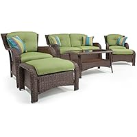 Sale La Z Boy Outdoor Sawyer 6 Piece Resin Wicker Patio Furniture
