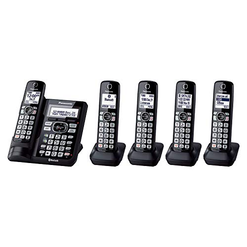 Panasonic 5 Handset Cordless Phone with Link2Cell - Thumbnail 2