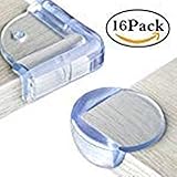Massun Clear Corner Guards High Resistant Adhesive Gel Child Corner Guards Safety Edge Clear Corner Protector (L Shaped & Ball Shaped)