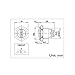 Momentary Push Button Switch, URTONE UR162, 1NO SPST DC 30V AC 220V 3A Stainless Steel Metal Shell Suitable for 16mm 5/8