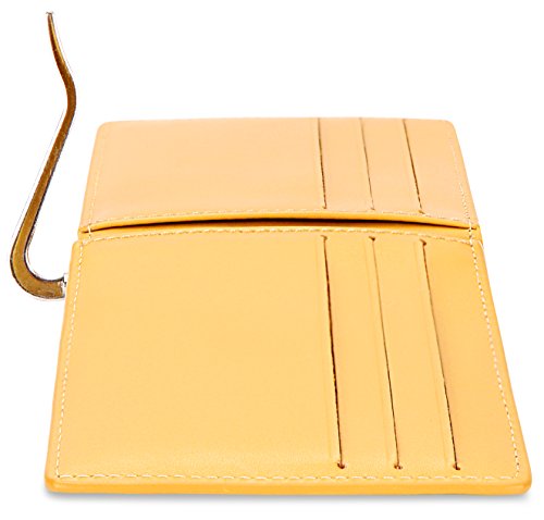 LEABAGS Scranton genuine calfskin leather wallet in vintage style - Mango