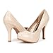 DREAM PAIRS Gloria Women's New Classic Elegant Versatile Stiletto Dress Platform Pumps Heels Shoes