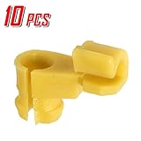PartsSquare 10 Door Lock 5mm Rod Clip Plastic Fastener Rivets Car Retainer Clips Passenger Side Handle Retainer Replacement For Toyota