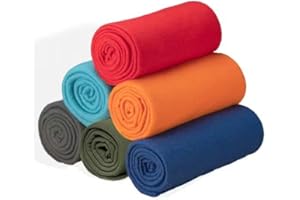 Special SG Glory Fleece Throw Blankets Bulk Fleece Blankets Solid Wholesale Lightweight Warm Soft for Pet Bed Sofa Couch Office Wedding Gifts Travel Seasons (Assorted #8,Pack of 6-50x60 Inches)