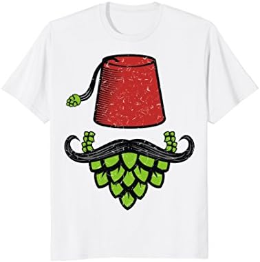 T-Shirt Logo Beer Beard Fes Hop Fun Craft Beer Funny