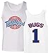 The Silo Tunesquad Bugs Bunny Tank Top Jersey ADULT SMALL