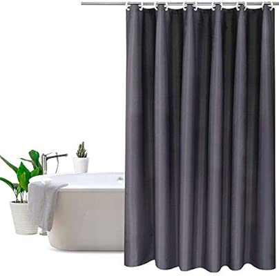Extra Long Shower Curtain 200cm Drop Mildew Resistant Heavy Duty